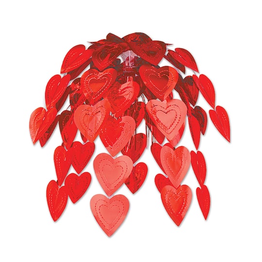 Michaels, Beistle 24" Red Heart Cascade – Category: Valentine's Party & Packaging